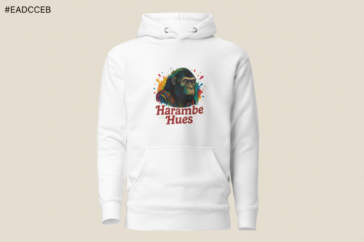 Logo- Unisex Hoodie/White